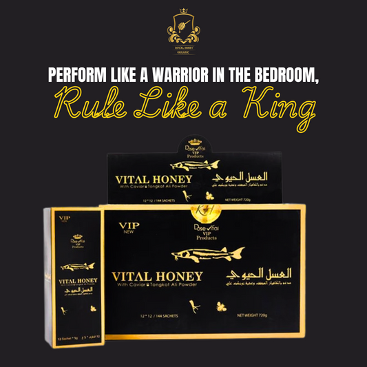 Vital Organic Honey with caviar & Tongkal Ali Powder For Men