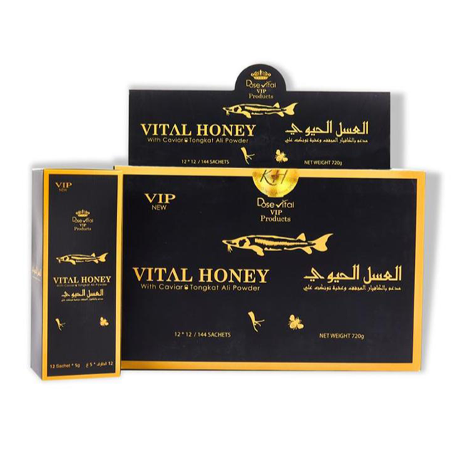 Vital Organic Honey with caviar & Tongkal Ali Powder For Men