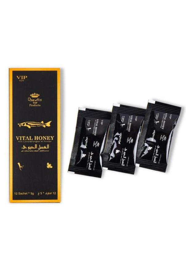 Vital Organic Honey with caviar & Tongkal Ali Powder For Men