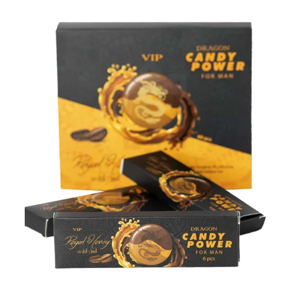 Dragon Power Honey VIP Royal Candy For Men - Pack of 6 Candies