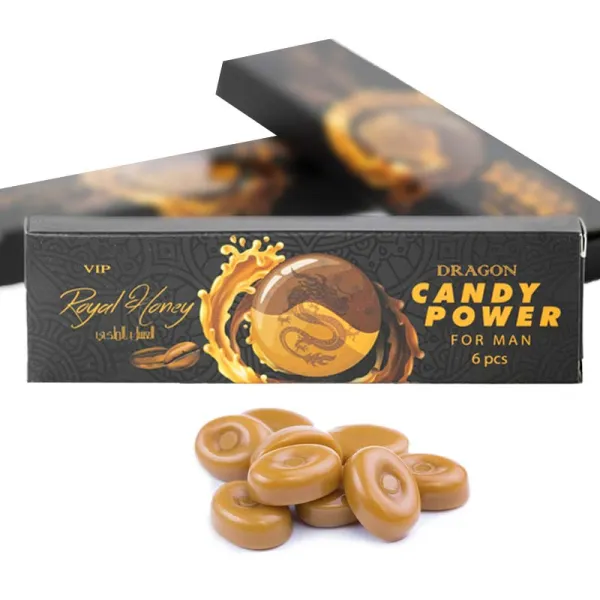 Dragon Power Honey VIP Royal Candy For Men - Pack of 6 Candies