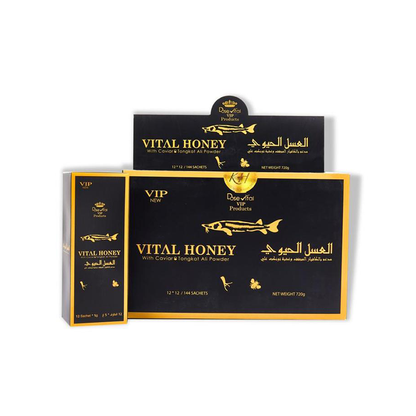 Vital Organic Honey with caviar & Tongkal Ali Powder For Men